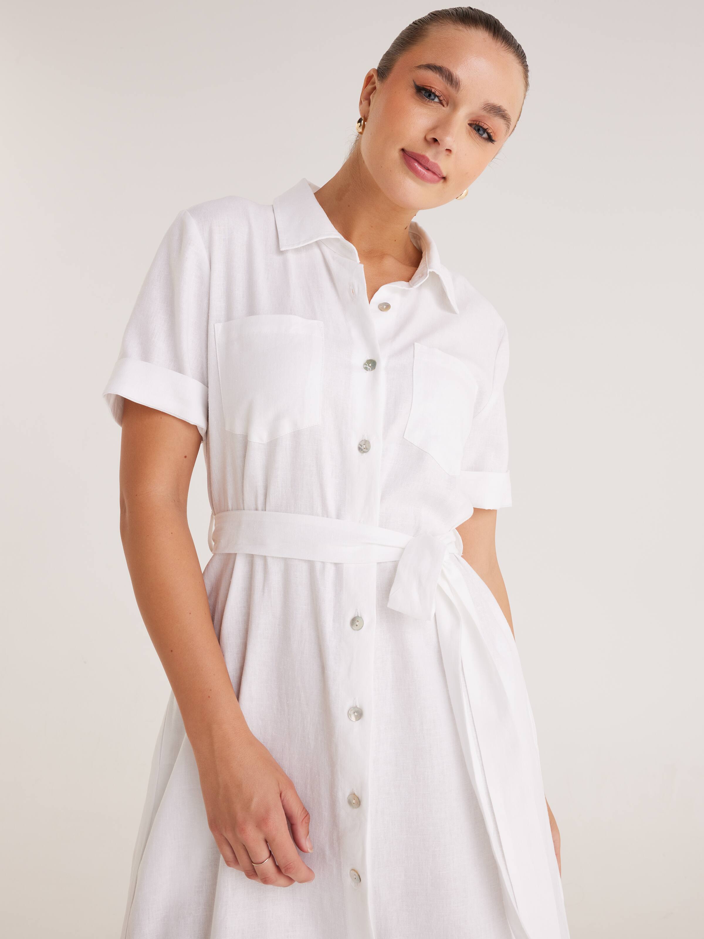 white shirt dresses for women